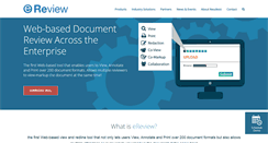 Desktop Screenshot of ereviewonline.com